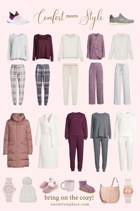 Loungewear for Women: Comfort Meets Style Classic Loungewear, Casual Entertaining, Soft Robes, Walmart Fashion, Dress Up Outfits, Soft Classic, Loungewear Sets, Clothes Horse, Affordable Clothes