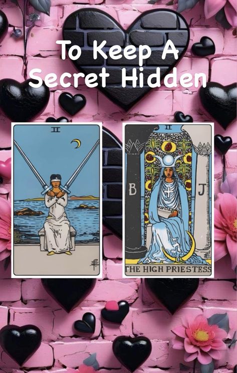 Using the 2 of Swords and The High Priestess to keep a secret hidden. 9 Of Wands Reversed, The High Priestess Reversed, High Priestess Reversed, 2 Of Swords, Tarot Spells, 9 Of Wands, High Priestess Tarot, The High Priestess, Under Lock And Key