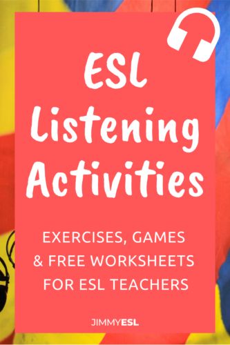 Esl Teaching Elementary, Esl Listening Activities, Middle School Esl, High School Esl, Esl Learning, Listening Activities, English Listening, Esl Teaching Resources, Ell Students