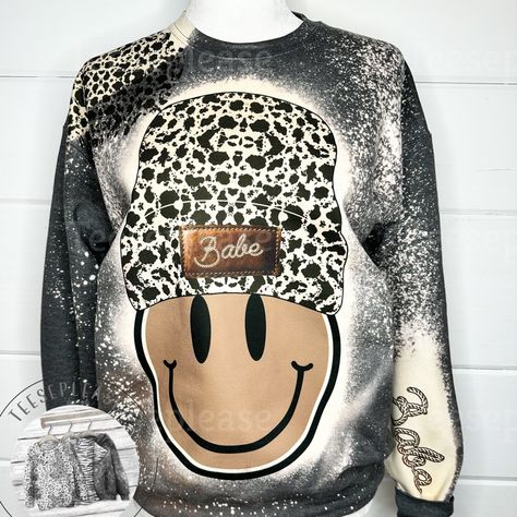 Tultex Unisex Sweatshirt Made To Order Sublimation Please Allow 1 Week For Processing Bleached Sweatshirt, Babe Shirt, Happy Cow, Diy Clothes And Shoes, Sweatshirts For Women, Sublime Shirt, Gray Shirt, Cow Print, Printed Sweatshirts