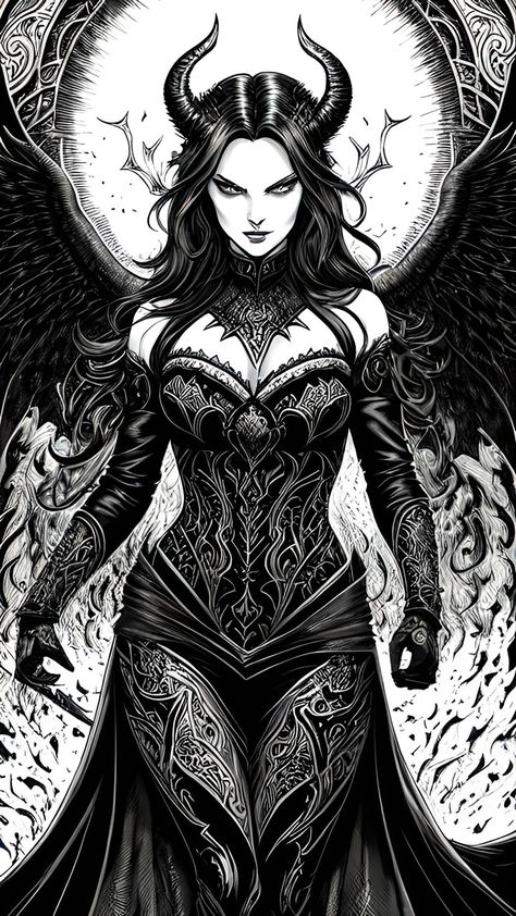 Lilith Symbol, Super Coloring Pages, Witch Drawing, Luis Royo, Female Art Painting, Dark Wallpaper Iphone, Witch Art, Dark Wallpaper, Adult Coloring Books