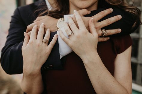 Hug From The Back, Seattle Coffee Shops, Fall Engagement Shoot, Seattle Engagement Photos, Fall Engagement Shoots, Hug From Behind, Lauren Taylor, Engagement Photography Poses, Couples Portraits