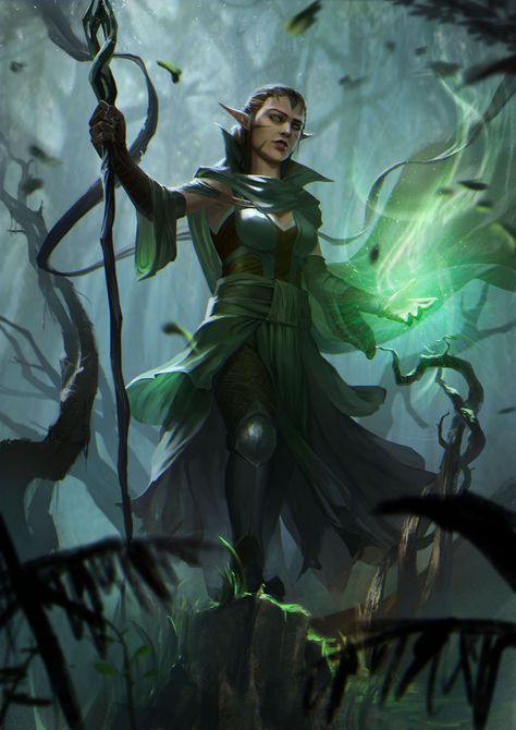 Nissa Revane, Magic The Gathering, The Gathering, Character Concept, Card Art, Character Art, Character Design, Zelda Characters, Fan Art