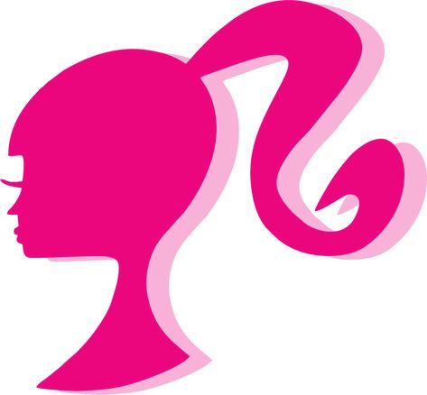 Barbie Icon Vector Barbie Head Logo, Barbie Png, Barbie Icon, Barbie Tattoo, Barbie Silhouette, Barbie 2023, Bolo Barbie, Transparent Clipart, Barbie Logo