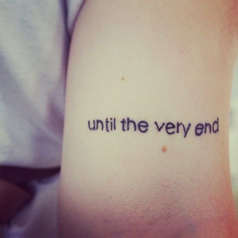 The other side of my Deathly Hallows tattoo "'Until the very end', said James"   #deathlyhallows #harrypotter #tattoo @Larissa Roussille Until The Very End Tattoo, Marauders Tattoo Ideas, Lumos Tattoo, Marauders Tattoo, Always Harry Potter Tattoo, Hallows Tattoo, End Tattoo, Cousin Tattoos, Hp Tattoo