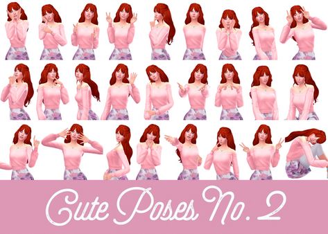 Cute Poses 2 : | Atashi77 on Patreon Aubrey Hepburn Style, Aubrey Hepburn, Love You Babe, Sims 4 Game Mods, Sims 4 Cc Folder, Sims 4 Characters, Hepburn Style, Sims 4 Collections, Sims 4 Cas