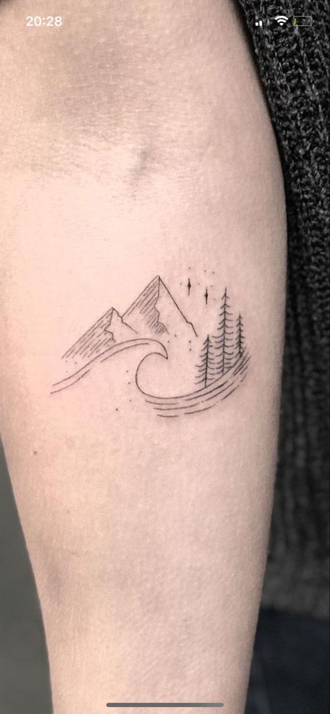 Ontario Tattoo Ideas, Wa State Tattoo, Simple Tattoos Collar Bone, Seattle Tattoo Ideas Small, Tofino Tattoo, Vancouver Tattoo Ideas, Vancouver Island Tattoo, British Columbia Tattoo, Washington State Tattoo