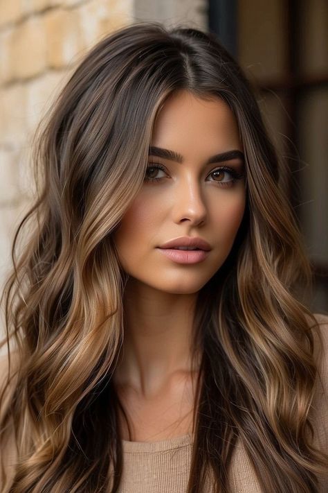 Hair For Brunettes, Sunkissed Hair, Fall Haircuts, Rambut Brunette, Balayage Hair Color, Brown Hair Inspo, Brunette Balayage, Hair Brunette, Brunette Balayage Hair