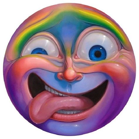 Stephen Gibb, Crazy Face, Mad Magazine, Trippy Painting, Lowbrow Art, Twilight Zone, Creepy Art, Crazy Colour