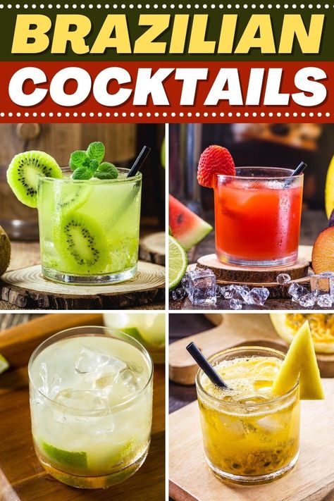 Brazilian Capriana, Brazilian Alcoholic Drink, South American Cocktails, Brazilian Drinks Alcohol, Brazilian Cocktail Recipe, South American Drinks, Brazilian Dishes Popular, Brazilian Mojito, Brazil Cocktail