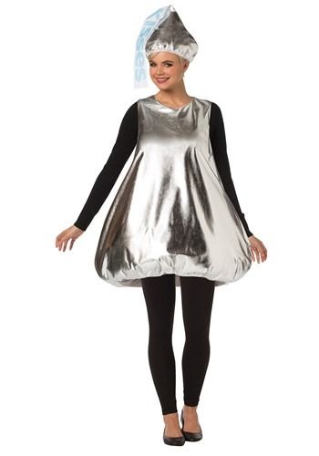 Hershey Kiss Costume, Zombie Couple Costume, Kiss Costume, Kiss Outfits, Candy Costumes, Food Costumes, Homemade Halloween Costumes, Homemade Costumes, Funny Costumes