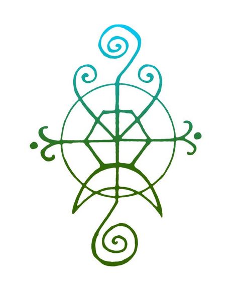 Gaia Tattoo Symbol, Gaia Tattoo, Protect The Environment, Sigil Tattoo, Witch Tattoo, Symbolic Tattoos, Modern Traditional, The Gathering, Healthy Relationships