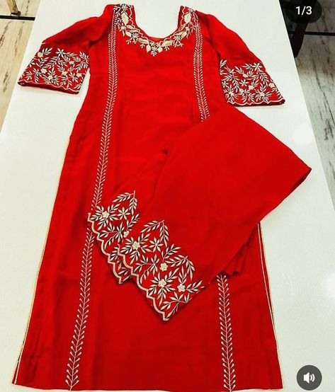 DM us for customization and orders💌🌹 Kadhai Designs For Suits Hand Work, Machine Embroidery Suits Punjabi, Machine Embroidery Suits, Embroidery Suits Punjabi Party Wear, Machine Embroidery Designs For Suits, Lace Designs On Suits, Ammi Jaan, Designer Suits For Wedding, Punjabi Suit Neck Designs