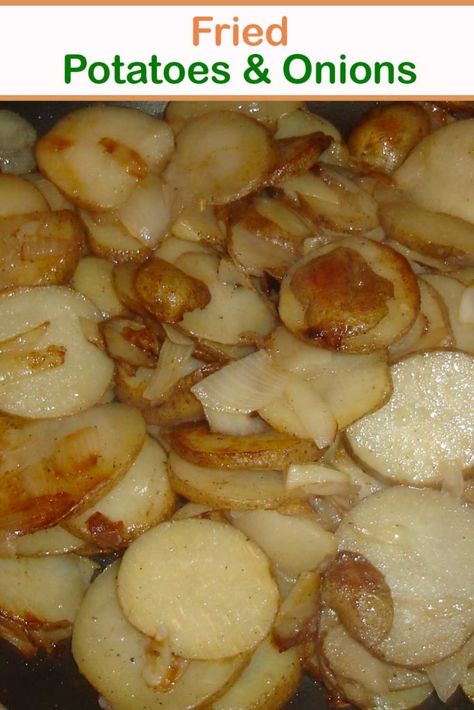 Fried Potatoes & Onions – Cooking Fever Homefries Recipe, Pumpkin Deviled Eggs, Cook Potatoes, Cooking Fever, Sliced Onion, Potatoes And Onions, Red Skin Potatoes, Potatoes Onions, Potato Onion