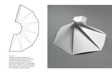 Paul Jackson - "Folding techniques for designers from sheet to form" - spiral pleats Folding Techniques Paper, Paper Folding Templates, January Crafts For Kids, Folding Architecture, Crafts For Kids Preschool, Paper Folding Techniques, Origami Architecture, Sogetsu Ikebana, Paul Jackson