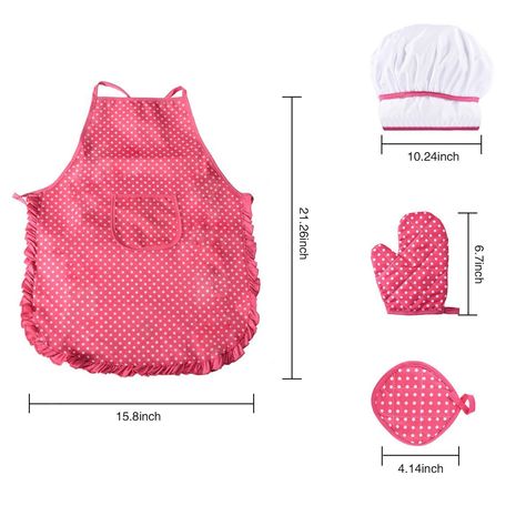 Kids Apron, Chef Hat, Oven Mitt, Cooking, Princess Kids Oven, Kids Baking Set, Food Crochet, Cooking Competition, Apron Sewing Pattern, Hat Patterns To Sew, Toddler Stuff, Party Costumes, Sewing Aprons