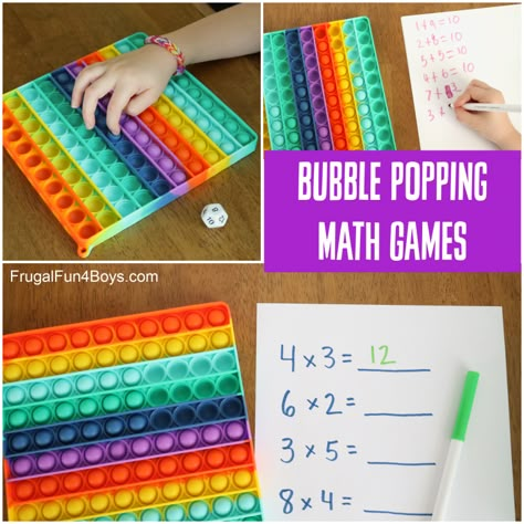 Learning, Play, STEM Activities, and Things to Do! Maths Games Ks2 Activities, Adding 3 2 Digit Numbers, Math Projects For Grade 2, Math Fluency Games, Easy Math Games, Ks2 Maths, Bubble Popping, Math Activities For Kids, Math Games For Kids