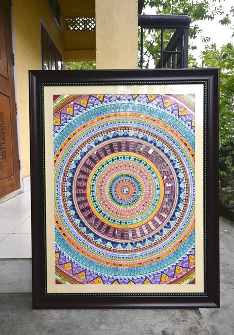 Buy Handmade Mandala Art, Bohemian, Yoga Art, Glass Art, Mirror, 73 X 93 Cm, Mandala Therapy, Home Decor Online in India - Etsy Wellness Decor, Art Mirror, Mandala Boho, Art Spiritual, Therapeutic Art, Sacred Geometry Art, Art Mandala, Mandala Wall, Mandala Wall Art