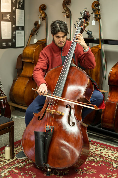 doublebass symphony contrabass uprightbass jazz classicalmusic jazzmusic bass stringbass violin viola cello kolstein Double Bass Player, Double Bass, Bass Player, Music Room, Music Stuff, Bass