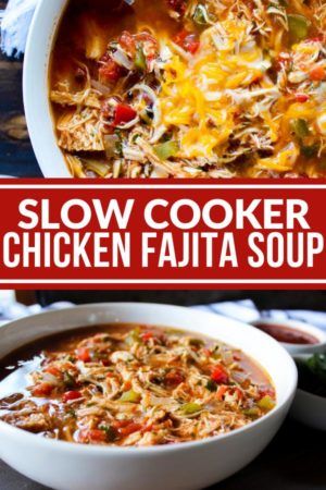 Fajita Soup Recipe, Fajita Soup, Chicken Cooker, Chicken Fajita Soup, Fajitas Recipe, Crockpot Soup, Soup Healthy, Chicken Fajita, Slow Cooked Meals