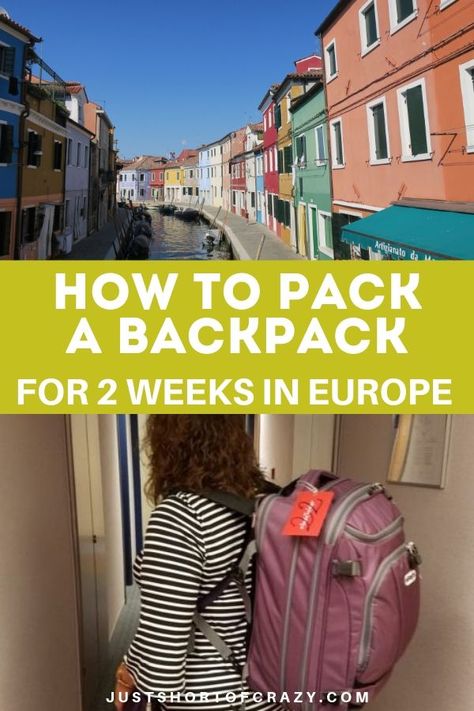 How To Pack A Backpack For A 2 Week Vacation - Just Short of Crazy 2 Week Backpacking Europe, How To Pack For Two Weeks In A Backpack, Travel In A Backpack, Packing For 2 Weeks In A Backpack, How To Pack For 2 Weeks, Packing 2 Weeks Europe, How To Pack A Travel Backpack, Backpack For Europe Travel, Backpack Europe Outfits