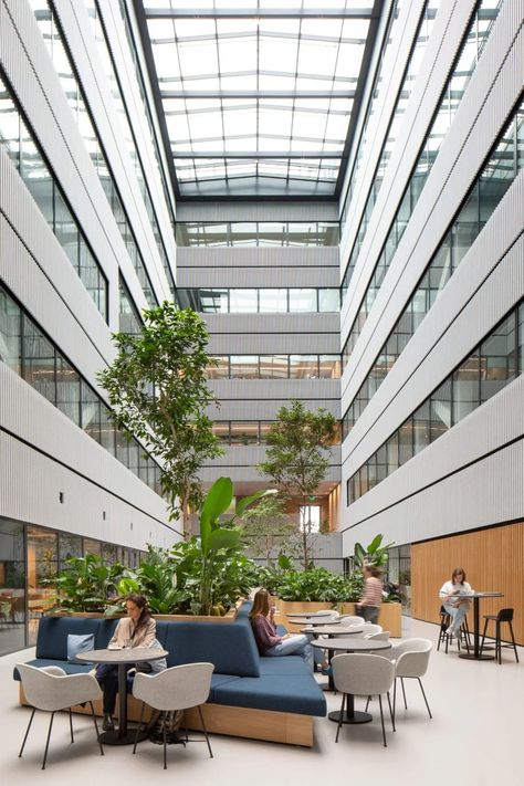 Sustainable Building Design, Atrium Design, Science Park, Sustainable Technology, Innovation Centre, Glass Facades, Workspace Design, Garden Office, Sustainable Architecture