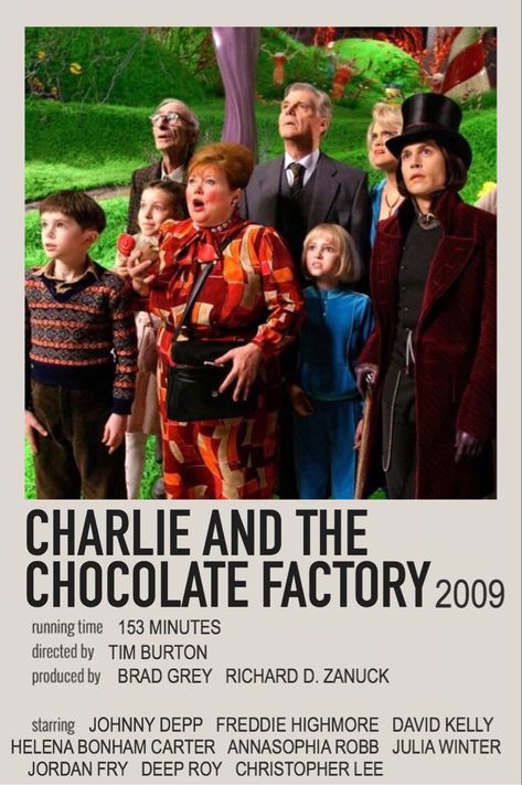 Wallpaper Film, Tv Posters, Film Polaroid, جوني ديب, Charlie And The Chocolate Factory, Film Vintage, Movie Wall, Iconic Movie Posters, Movie Card