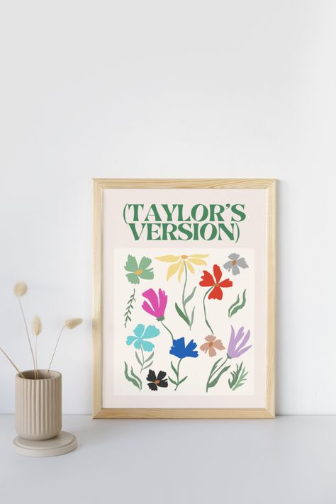 Taylor Swift Sorority Canvas, Taylor Swift Wall Art Prints, Taylor Swift Flowers, Taylor Swift Inspired Paintings, Taylor Swift Canvas Painting, Taylor Swift Inspired Art, Taylor Swift Art Print, Taylor Swift Painting Ideas, Taylor Swift Canvas