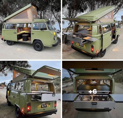 Retro Camper Van, Ford Transit Camper Conversion, Vw Conversions, Kombi Camper, Toyota Camper, T3 Vw, Ford Transit Camper, Vw Ideas, Transit Camper