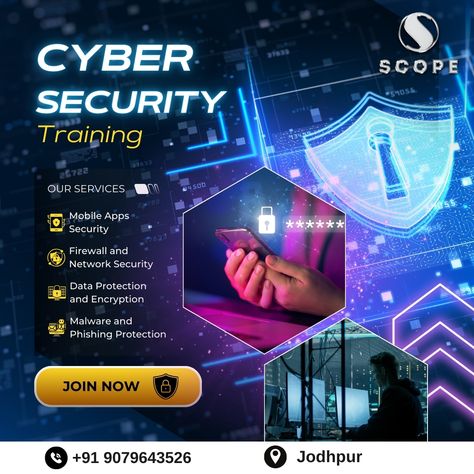 🚀 Master Ethical Hacking & Step Into Cybersecurity Excellence! 🔐 🌐 Dive into ethical hacking with our expert-led training program and gain hands-on skills to secure networks, prevent cyber threats, and protect digital assets! Whether you're a beginner or a tech enthusiast, our course is designed to transform you into a certified ethical hacker 💻. ✅ What You’ll Learn: 🔹 Penetration Testing Techniques 🔹 Vulnerability Assessment 🔹 Network Security & Firewalls 🔹 Advanced Cyber Attack Simulation... Ransomware Attacks, Cybersecurity Training, Social Engineering, Security Training, Ethical Hacking, Constantly Evolving, Network Security, Security Service, Data Security