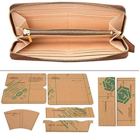 Wallet Template, Handbag Making, Crossbody Bag Pattern, Pattern Stencil, How To Make Stencils, Leather Craft Tools, Leather Diy Crafts, Handbag Pattern, Handbag Patterns