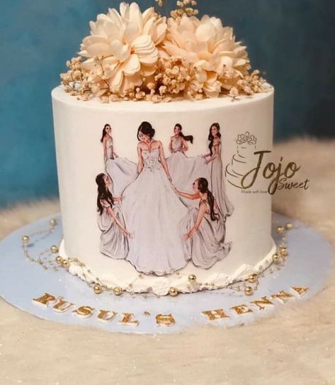 Bride To Be Cakes Ideas, Wedding Cakes Simple, Simple Bridal Shower Decorations, Bride To Be Cake, Cakes Simple, Unusual Wedding Cakes, Bachelorette Cake, Ocean Cakes, Simple Bridal Shower