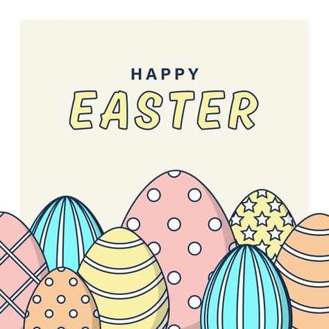 happy,easter,eggs,vector,design,sunday,holiday,holy week,event,egghunt,celebration,party Easter Sunday Egg Design, Holy Week Events, Easter Egg Vector, Easter Eggs In Movies, Easter Egg Pictures, Happy Easter Eggs, Egg Watercolor, Egg Pictures, Egg Packaging