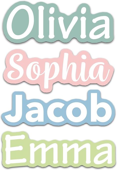 Amazon.com: Custom Name Stickers for Water Bottles - Personalized Waterproof Vinyl Name Labels for Cups, Tumblers, Helmets, Laptop, Servers, Cars and Daycare (6 Stickers) : Automotive Cheap Stocking Stuffers, Stickers For Water Bottles, Baby Words, School Supply Labels, Back To School Essentials, Personalized Bottles, Name Labels, Personalized Water Bottles, Name Stickers