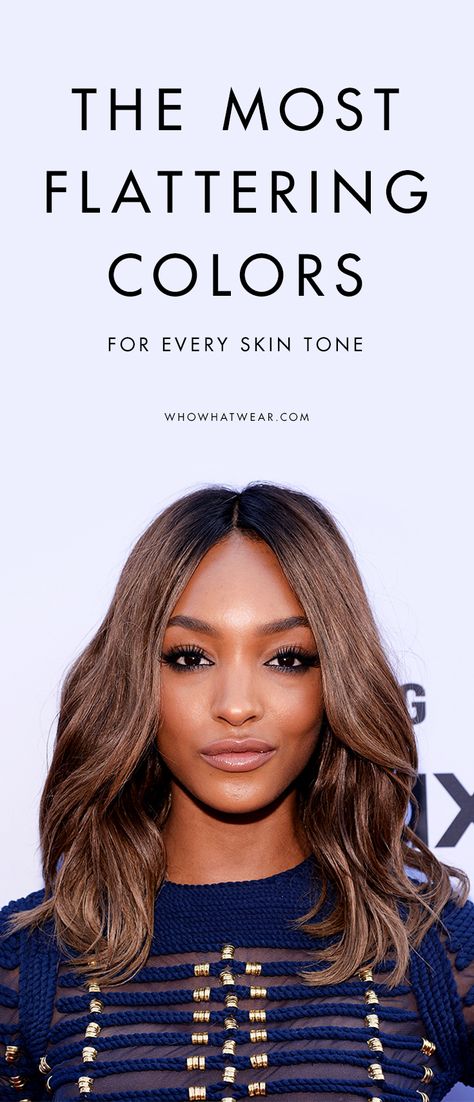 Find the single most flattering color for your skin tone Brown Skin Clothes Color, Brown Skin Tone Outfits, Brown Skin Outfits Women, Hair Color Ideas For Asian Skin Tone, Hair Color For Red Skin Tone, Amber Brown Hair Color, Hair Colour For Asian Skin Tone, Hair Colors For Neutral Skin Tones, Hair Color For Brown Skin Asian