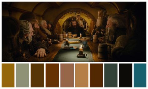 Color In Film, The Hobbit An Unexpected Journey, Pillow Headboard, Hobbit An Unexpected Journey, Mood Board Interior, Peter Jackson, Cinema Colours, Blue Bedroom Decor, Paint Color Inspiration