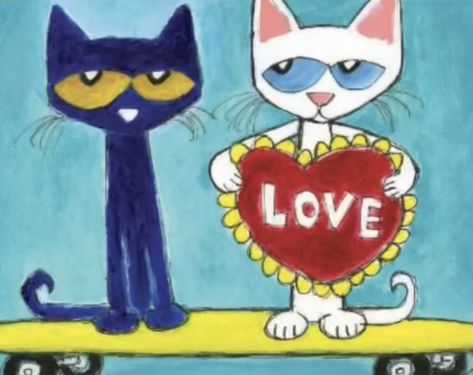 Pete And Callie, Pete The Cat Art, Conan Grey, Pete The Cat, Funky Art, Cartoon Cat, Cool Cats, Cat Art, Art Inspo