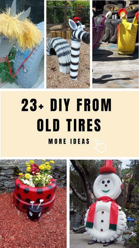 30 DIY Wind Chime Ideas That Blow Music Into Your House Painting Tires How To, Diy Tire Projects Garden Decorations, Upcycle Tires Garden, Projects With Old Tires, Tire Projects Garden Decorations, Diy With Old Tires, Ideas For Old Tires Backyards, Backyard Tire Ideas For Kids, Old Tire Planters Diy Projects