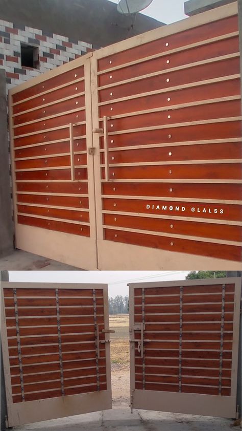 DIAMOND GLASS ALUMINIUM STAINLESS STEEL service provider Acp Sheet Design, Pipe Gate Design, Acp Sheet, Sheet Design, Grill Door Design, Iron Gate Design, Door Gate Design, Front Gates, Main Gate