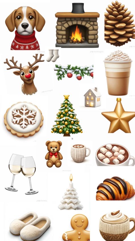 𝒞𝒽𝓇𝒾𝓈𝓉𝓂𝒶𝓈 𝓉𝒽ℯ𝓂ℯ𝒹 ℯ𝓂ℴ𝒿𝒾𝓈 ʕ•ᴥ•ʔ Christmas Emojis, A Wallpaper Letter, Emoji Ip, Emojis Combinations, Wallpaper Letter Aesthetic, Emoji Board, Good Apps For Iphone, Emoji Christmas, All Emoji