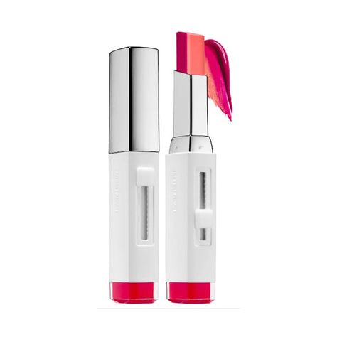 Pucker Up With These Two-Toned Lipsticks for Spring | Brit + Co Two Tone Lipstick, Gradient Lips, Glossy Lipstick, Shiny Lipstick, Foundation Tips, Lipstick For Fair Skin, Lip Gloss Makeup, Glossier Lipstick, Gloss Makeup