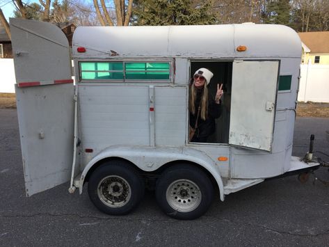 How and Why we built Lucky the Photo Trailer - Antique Photo Booth | Boston Outdoor Photo Booth Photo Booth Trailer, Lucky Photo, Rustic Photo Booth, Outdoor Photo Booths, Bar On Wheels, Photo Booth Business, Mobile Wedding, Travel Bar, Old Campers