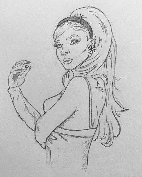 #ariana #arianagrande #fanart #positions #art #sketch #doodle #arianagrandefanart #pencil #sketch Ariana Grande Sketches Easy, Ariana Grande Fanart, Sketches Easy, Art Sketch, Pencil Sketch, Easy Drawings, Ariana Grande, Doodles, Sketch