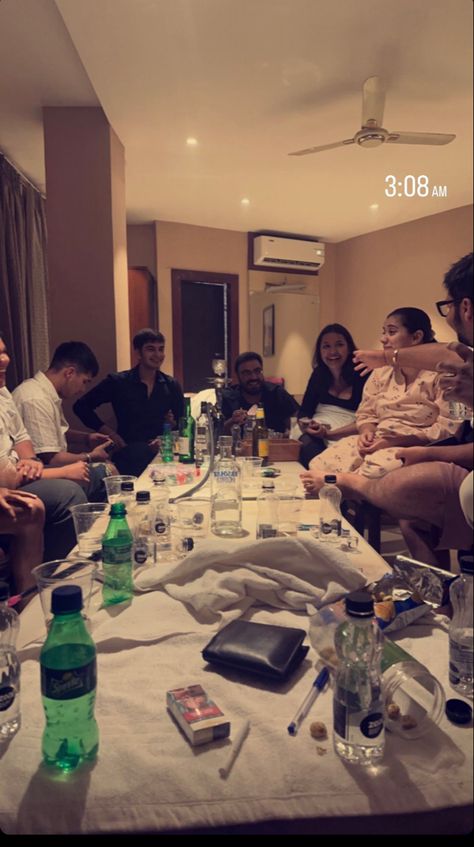 House Party Snap India, Party Fake Snap, Alcohol Snap, Fake Insta Story, Hands With Drip In Hospital, Party Snap, Dinner Date Aesthetic, Daaru Party Pic, Alcoholic Drinks Pictures