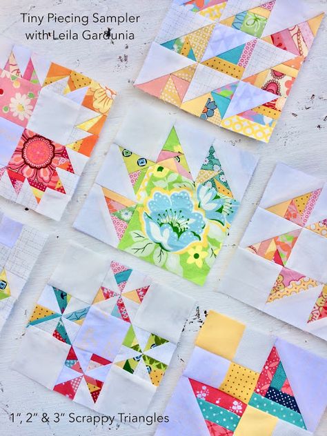 Mini Quilts Patterns Free Paper Piecing, Foundation Paper Piecing Quilts, Foundation Pieced Quilt Patterns, Easy Paper Piecing Patterns Free, Scrappy Quilt Blocks, Paper Pieced Quilt Blocks, Foundation Quilt Blocks, Granny Square Quilt, Crumb Quilt