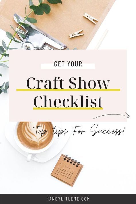 Take a look at my top tips on how to have craft show success and download your free printable craft show checklist. #craftshow #craftshowideas #crafts #sellcrafts #diycrafts Craft Show Checklist Free Printable, Craft Show Checklist, Make Your Own Postcard, Knitted Dog Sweater Pattern, Top Craft, Free Knitting Patterns For Women, Blow Dry Short Hair, Free Printable Crafts, Sheep Crafts