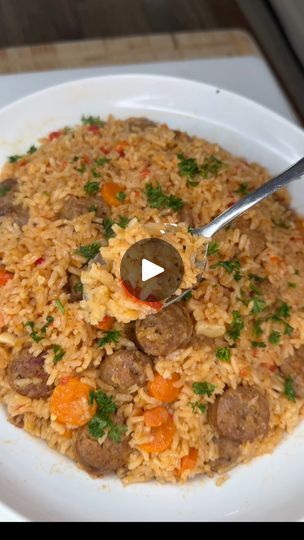 Italian Sausage And Rice, Italian Sausage Sandwich, Sausage And Rice, Sausage Rice, Homemade Chicken Soup, Kids Dinner, Sausage Sandwiches, Italian Sausage Recipes, Instagram Recipes