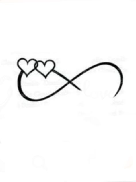 Two Hearts Intertwined Tattoo, Should I Get A Tattoo, Heart With Infinity Tattoo, Ring Tattoo, Intertwined Hearts, Remembrance Tattoos, Infinity Art, Spine Tattoos For Women, Infinity Tattoos