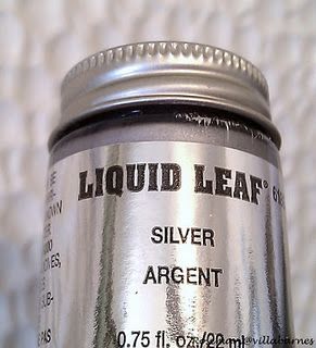 Liquid silver leaf paint Fur Trapping, Silver Plate Decor, Silver Leaf Painting, Silver Leaf Art, Leaf Projects, Liquid Silver, Gold Leaf Art, Diy Vanity, Silver Leaves