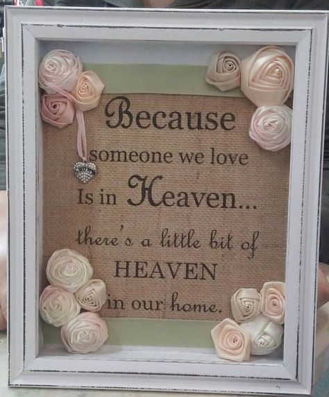 sympathy shadow box cricut - Google Search Condolences Gift, Preserve Flowers, Shadow Box Memory, Mom Memorial, Diy Shadow Box, Condolence Gift, Paint White, Remembrance Gifts, Satin Roses